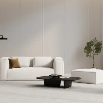 Canapea 2 locuri Mackay stofa catifelata L150 cm imagine