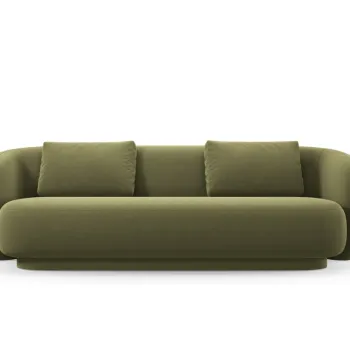 Canapea 3 locuri Camden catifea L204 cm imagine