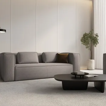 Canapea 3 locuri Mackay stofa catifelata L150 cm imagine