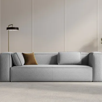 Canapea 4 locuri Mackay stofa catifelata L230 cm imagine