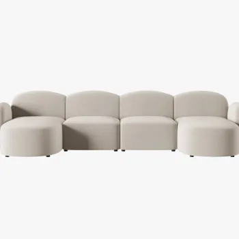 Canapea 6 locuri Blair catifea L354 cm imagine