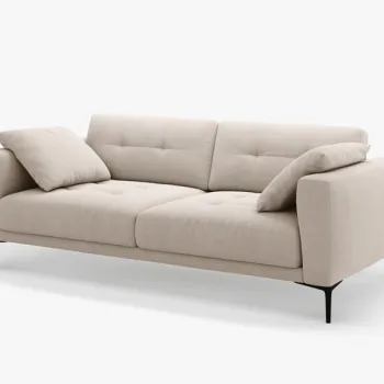 Canapea Bemy 3 locuri catifea Salvador L200 cm imagine