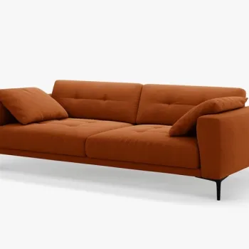 Canapea Bemy 4 locuri catifea Salvador L230 cm imagine