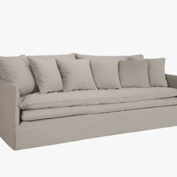 Canapea Boho catifea cu husa detasabila L223 cm imagine