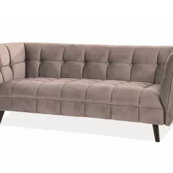 Canapea Castello 3 velvet bej Blu28/wenge imagine