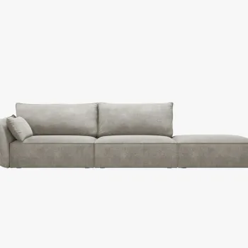 Canapea deschisa 4 locuri Kaelle chenille L264 cm imagine