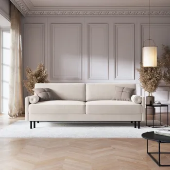 Canapea extensibila 3 locuri Scott catifea L212 cm imagine