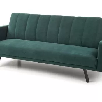 Canapea extensibila Armando velvet verde - H78 cm imagine