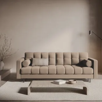 Canapea extensibila Bali 3 locuri stofa L222 cm imagine