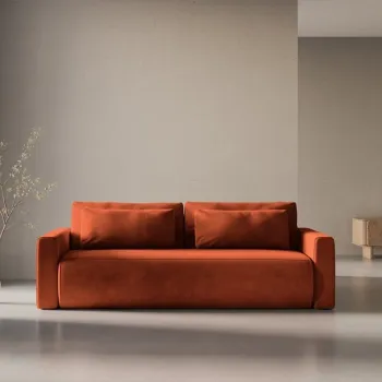 Canapea extensibila Belfast 3 locuri catifea L238 cm imagine