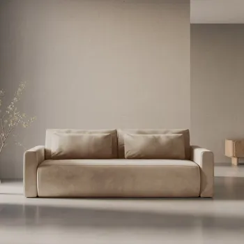 Canapea extensibila Belfast 3 locuri catifea L238 cm imagine