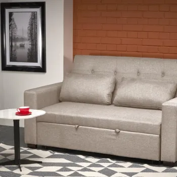 Canapea extensibila Paulinio bej imagine