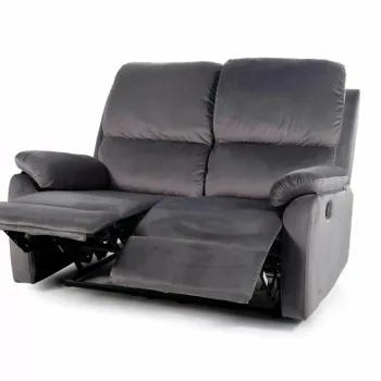 Canapea extensibila Spencer 2 velvet gri Blu14 imagine