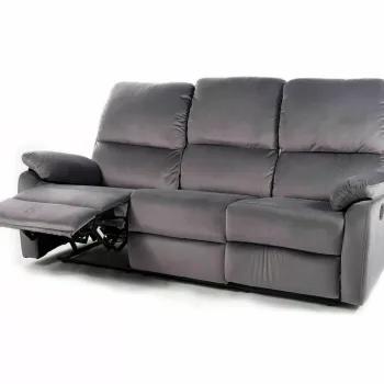 Canapea extensibila Spencer 3 velvet gri Blu14 imagine