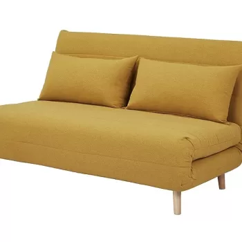 Canapea extensibila Spike II Mustariu - l91 x L147 x h84 cm imagine