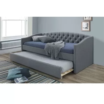 Canapea extensibila tapitata Alessia - 90x200 cm imagine