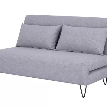 Canapea extensibila Zenia gri - l90 x L141 x h81 cm imagine