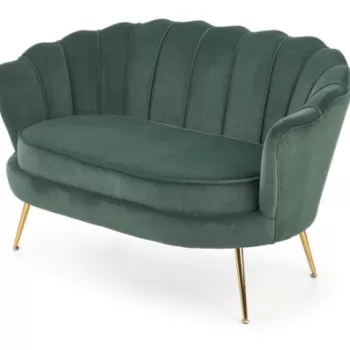 Canapea fixa Amorinito XL velvet verde imagine