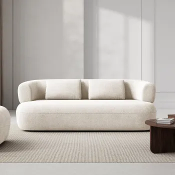 Canapea Jenny 3 locuri boucle Ascot L178 imagine