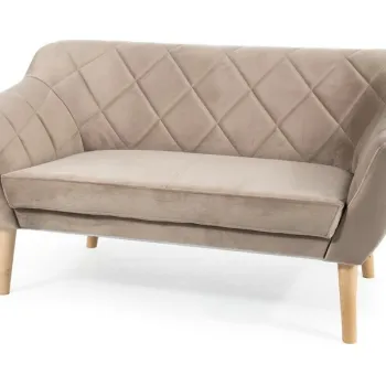 Canapea Karo 2 velvet bej inchis/fag Blu40 imagine