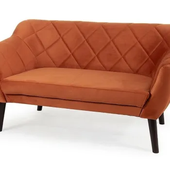 Canapea Karo 2 velvet cinnamon/wenge Blu4215 imagine