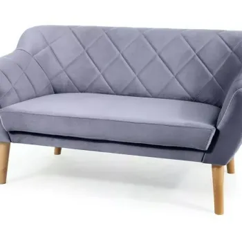 Canapea Karo 2 velvet gri/fag Blu14 imagine