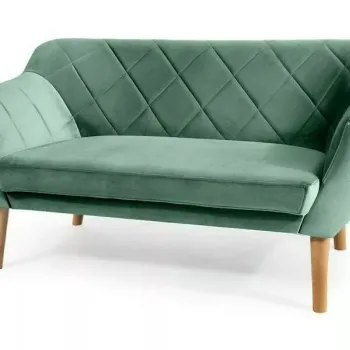 Canapea Karo 2 velvet verde/fag Blu78 imagine