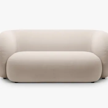 Canapea Kate 2 locuri catifea Salvador L183 cm imagine