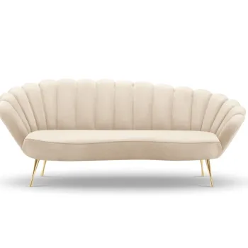 Canapea Kingston 3 locuri catifea L224 cm imagine