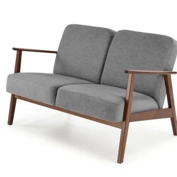 Canapea Milano 2S gri Castel 93/nuc inchis imagine