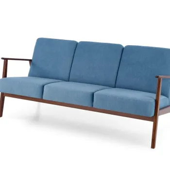 Canapea Milano 3S albastra Castel 74/nuc inchis imagine