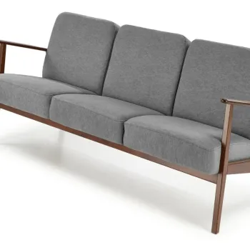 Canapea Milano 3S gri Castel 93/nuc inchis imagine