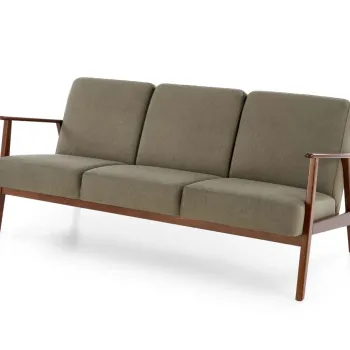 Canapea Milano 3S olive Castel 39/nuc inchis imagine