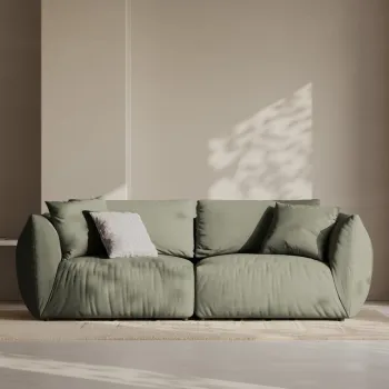 Canapea modulara Chris 3 locuri stofa L220 cm imagine