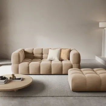 Canapea Sky 3 locuri catifea imagine