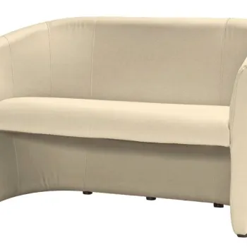 Canapea TM-2 piele ecologica crem/wenge EK0 imagine