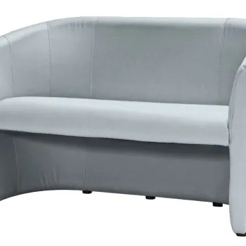 Canapea TM-2 piele ecologica gri/wenge EK8 imagine