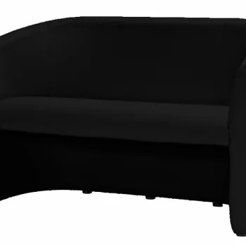 Canapea TM-2 piele ecologica negru/wenge EK14 imagine