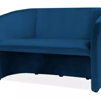 Canapea TM-2 velvet bleumarin/wenge Blu86 imagine