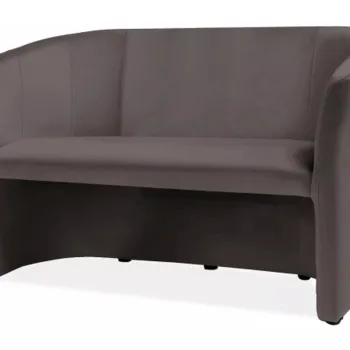 Canapea TM-2 velvet gri/wenge Blu14 imagine