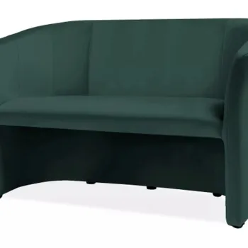 Canapea TM-2 velvet verde/wenge Blu78 imagine