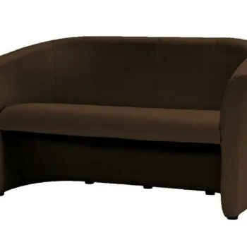 Canapea TM-3 piele ecologica maro inchis/wenge EK18 imagine