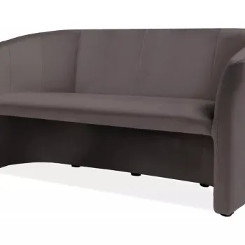 Canapea TM-3 velvet gri/wenge Blu14 imagine