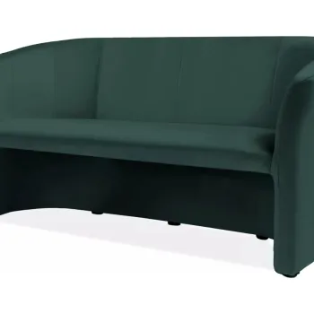 Canapea TM-3 velvet verde/wenge Blu78 imagine