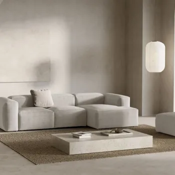 Coltar 3 locuri Bergamo velur reiat L304 cm imagine