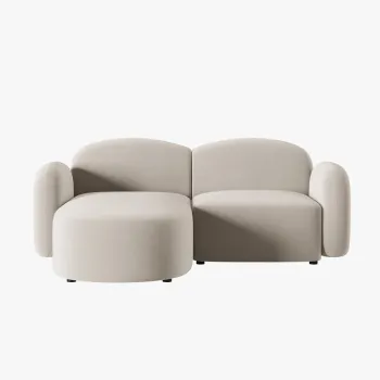 Coltar 3 locuri Blair catifea L194 cm imagine