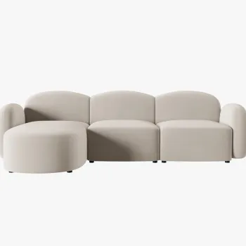 Coltar 4 locuri Blair catifea L274 cm imagine