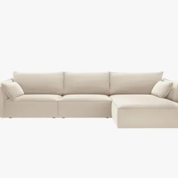 Coltar 4 locuri Kaelle catifea L308 cm imagine