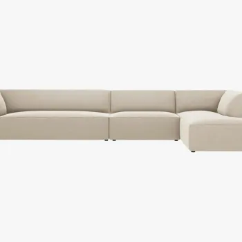 Coltar 5 locuri Ruby catifea L366 cm imagine