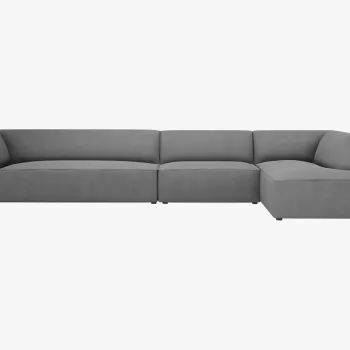 Coltar 5 locuri Ruby stofa L366 cm imagine